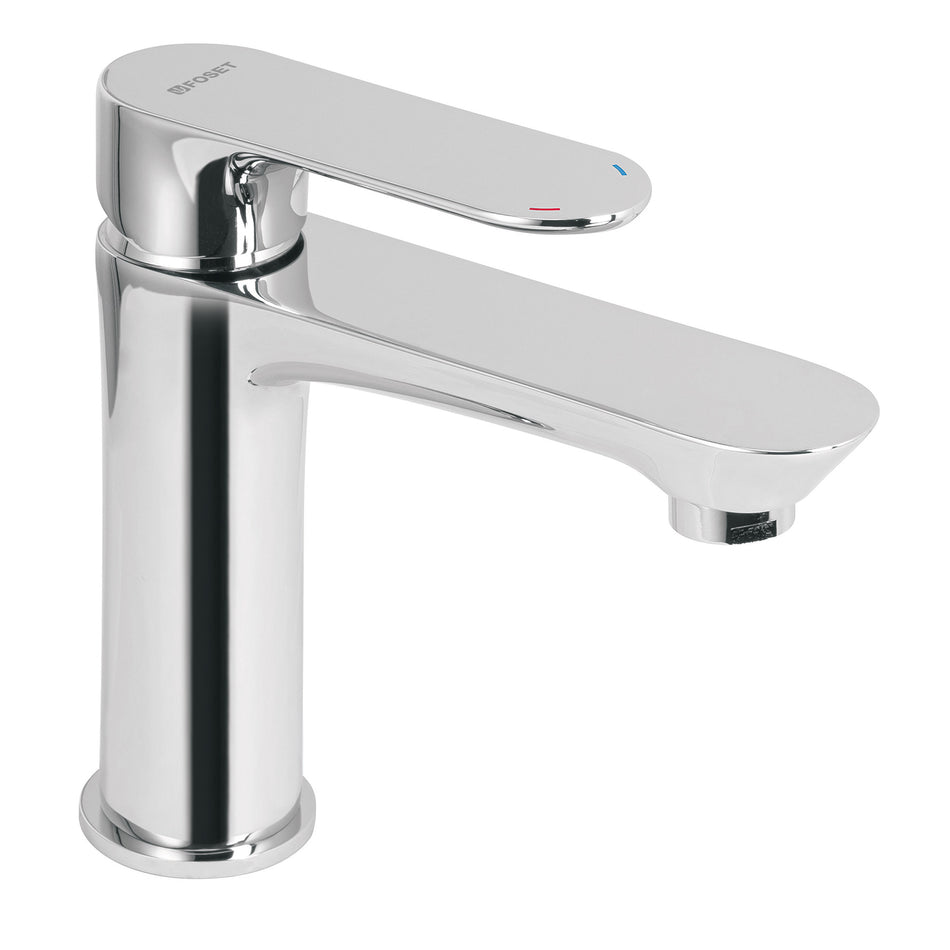 Monomando cromo cuello corto para lavabo, Foset Riviera SKU RIM-45