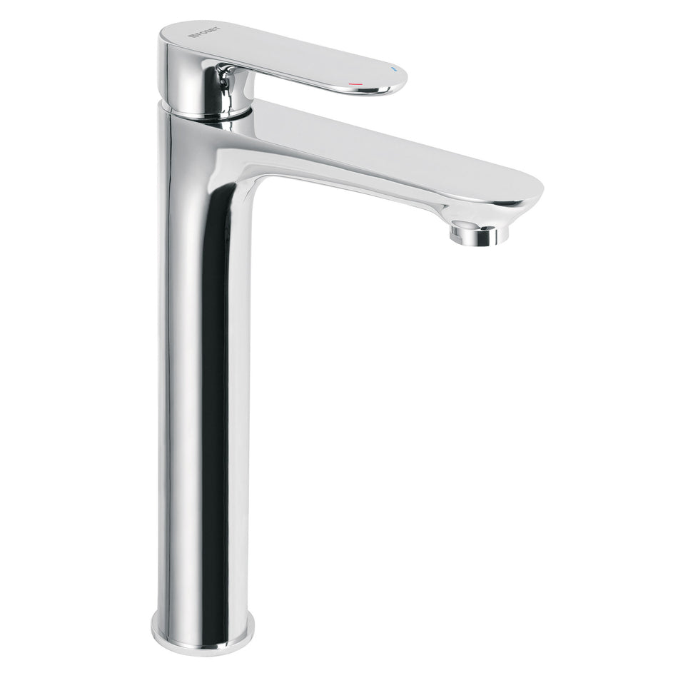 Monomando cromo cuello alto para lavabo, Foset Riviera SKU RIM-46