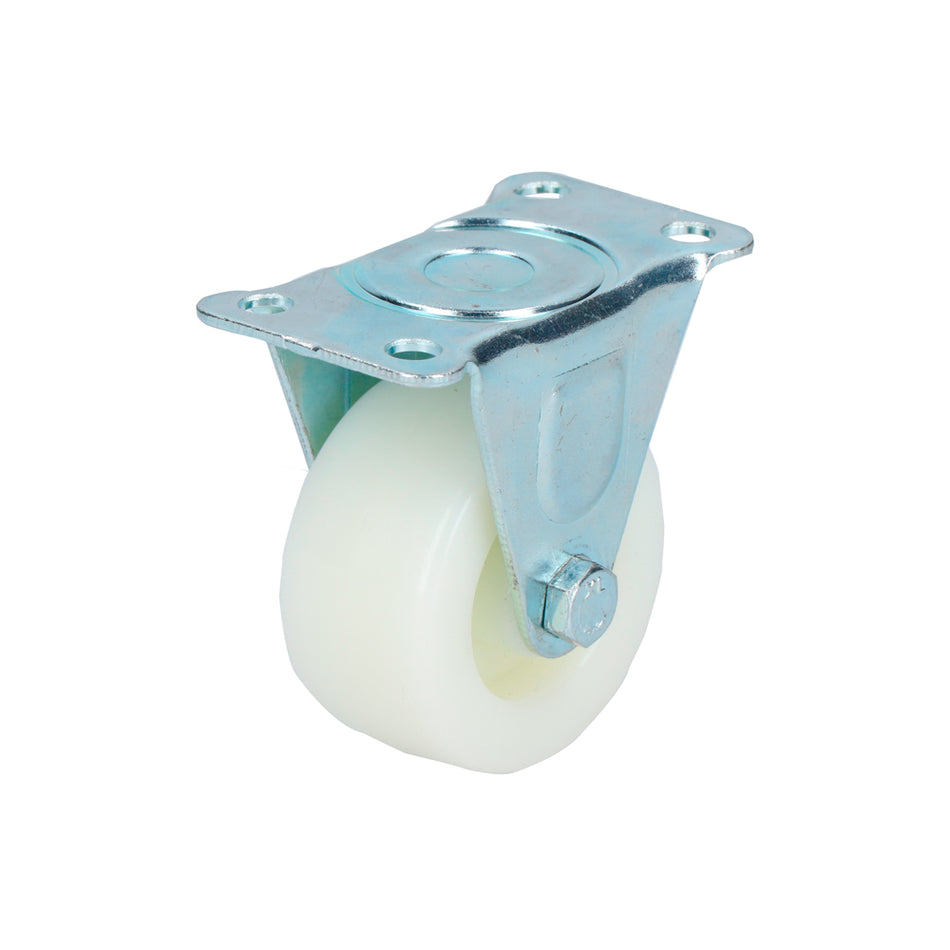 RODAJA DE POLIPROPILENO BLANCA FIJA 2" SKU RN5F0