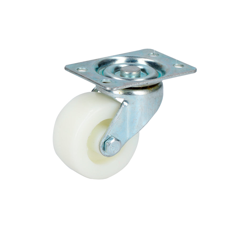 RODAJA DE POLIPROPILENO BLANCA GIRATORIA 2" SKU RN5G0