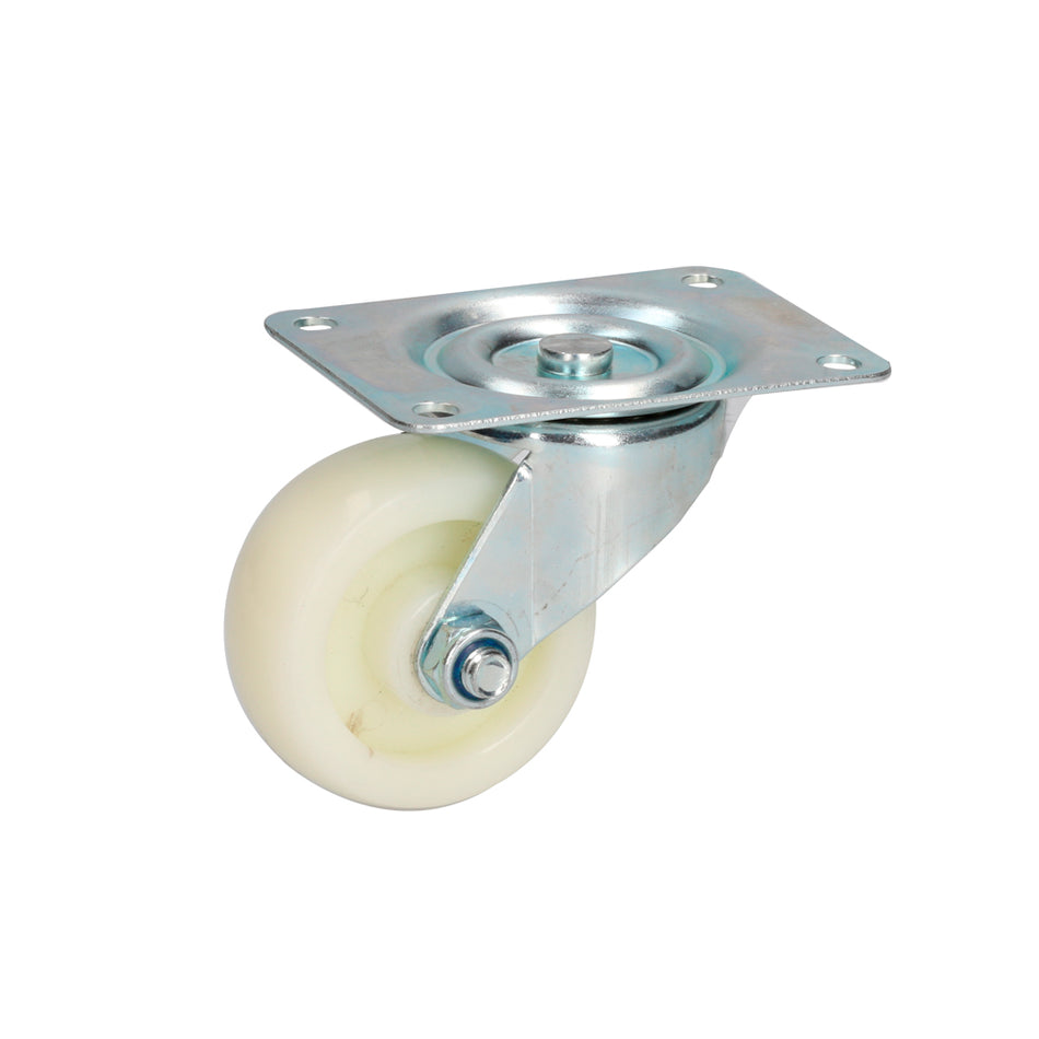 RODAJA DE POLIPROPILENO BLANCA GIRATORIA 3" SKU RN7G0