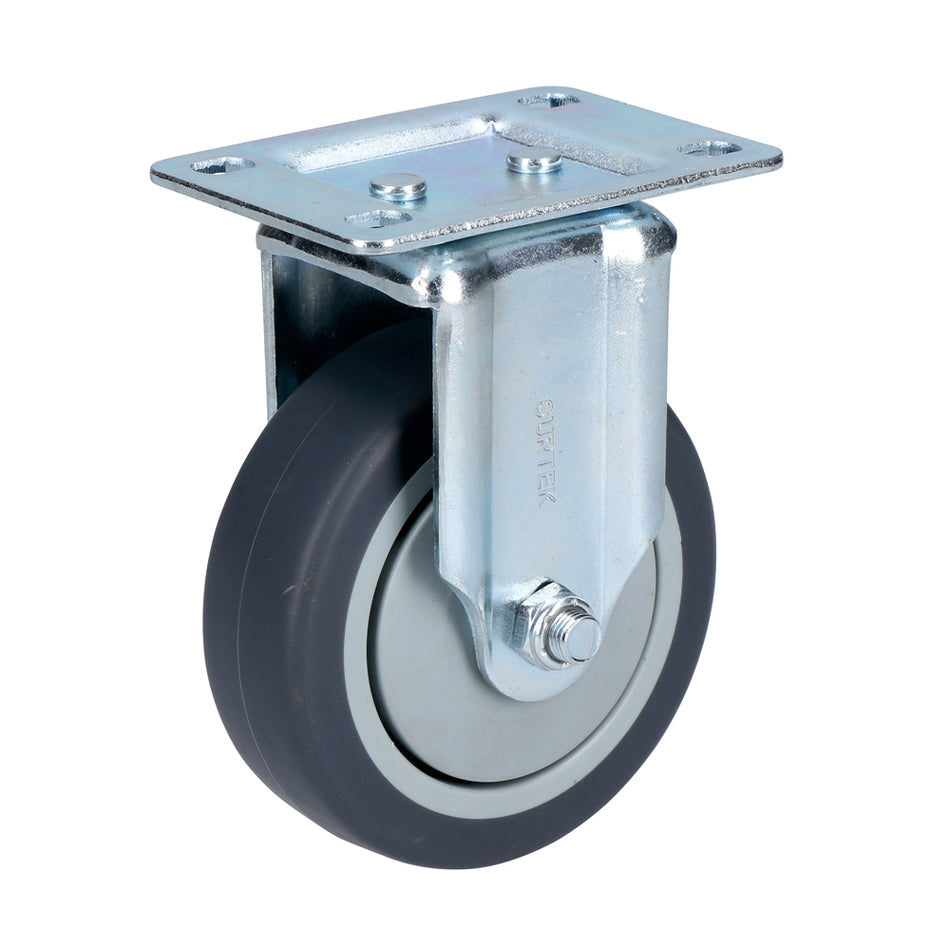 RODAJA DE TPR GRIS FIJA 4" SKU RT10F0