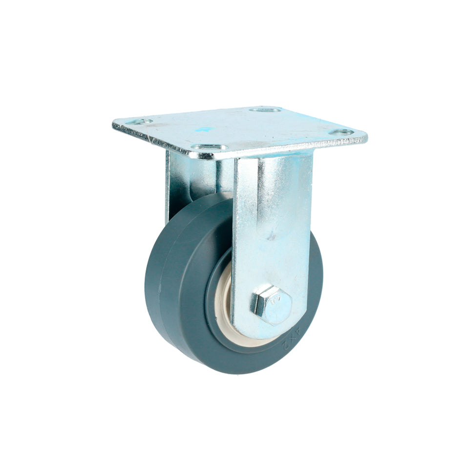 RODAJA DE TPR GRIS FIJA 8" SKU RTG20F0
