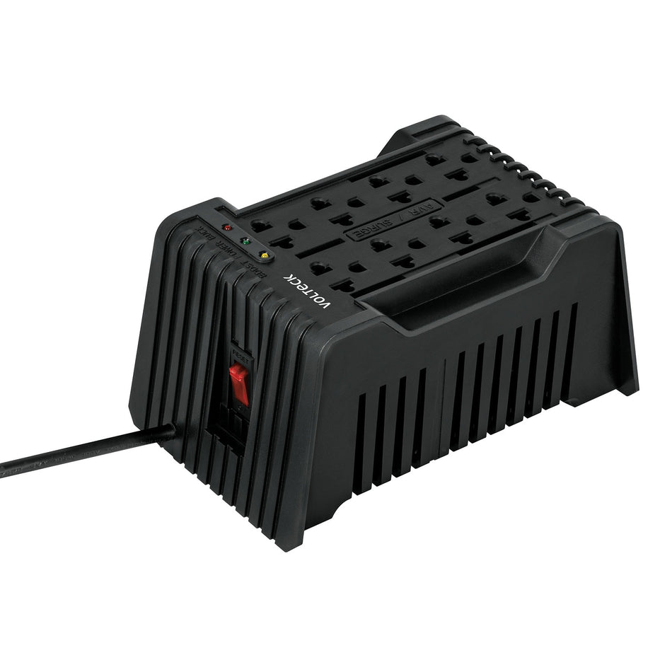 Regulador de voltaje de 1200 VA / 600 W 8 contactos, Volteck SKU RV-12000