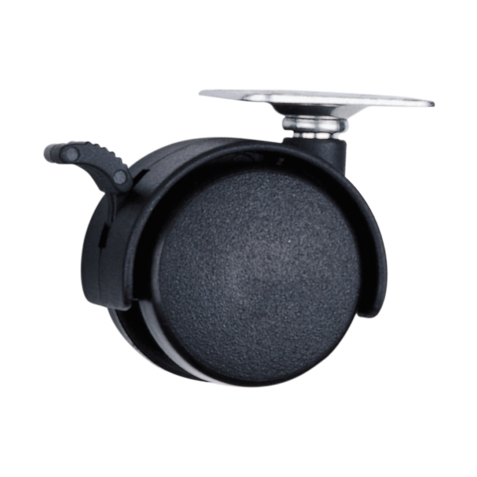 RODAJA TIPO YOYO CON PLACA CON FRENO 40 MM SKU RY4B0