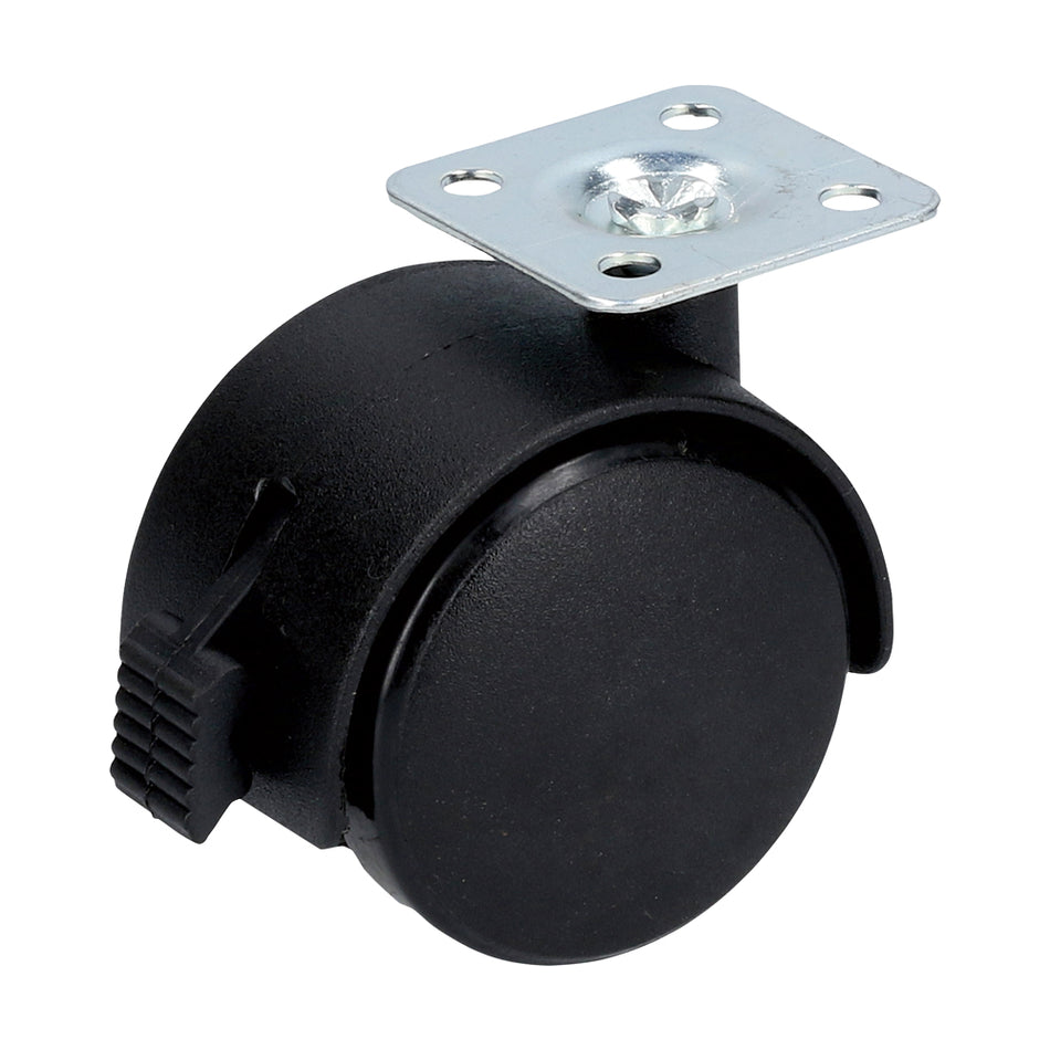 RODAJA TIPO YOYO CON PLACA CON FRENO 50 MM SKU RY5B0