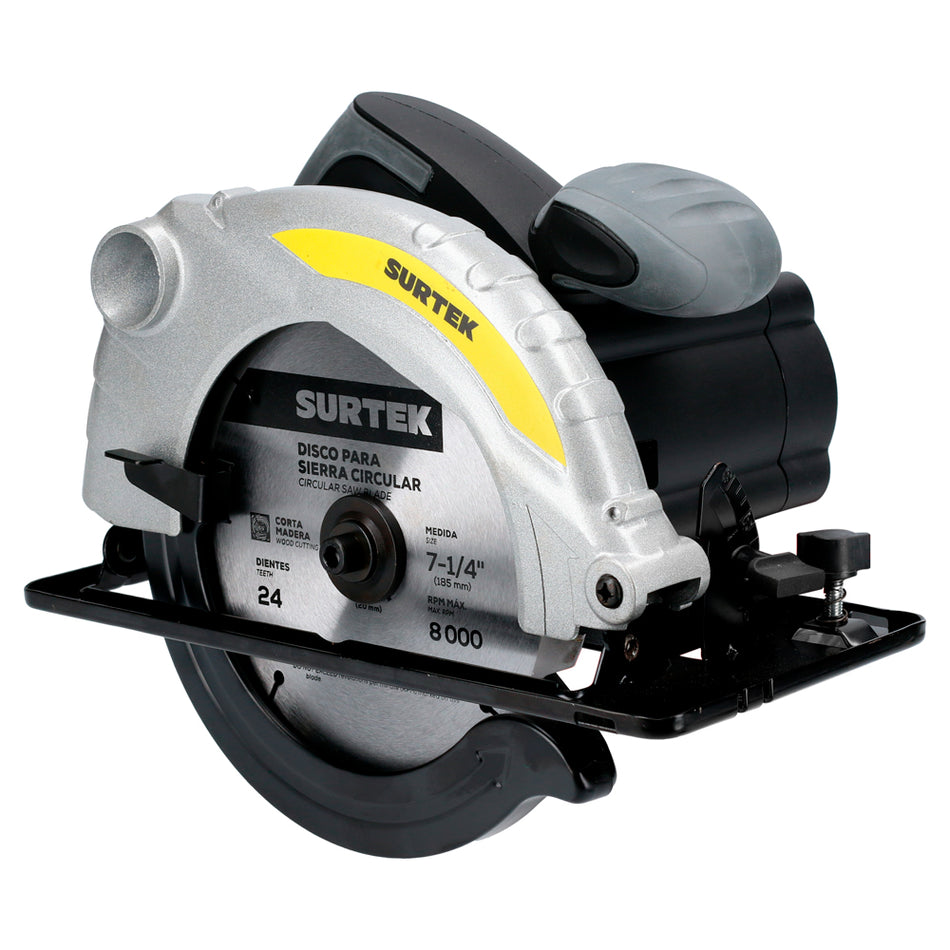 SIERRA CIRCULAR 7-1/4" 1,200 W 120 V, 0 - 4,500 RPM SKU SC407D0