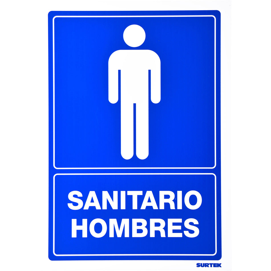 SEÑAL "SANITARIO HOMBRES" SKU SES130