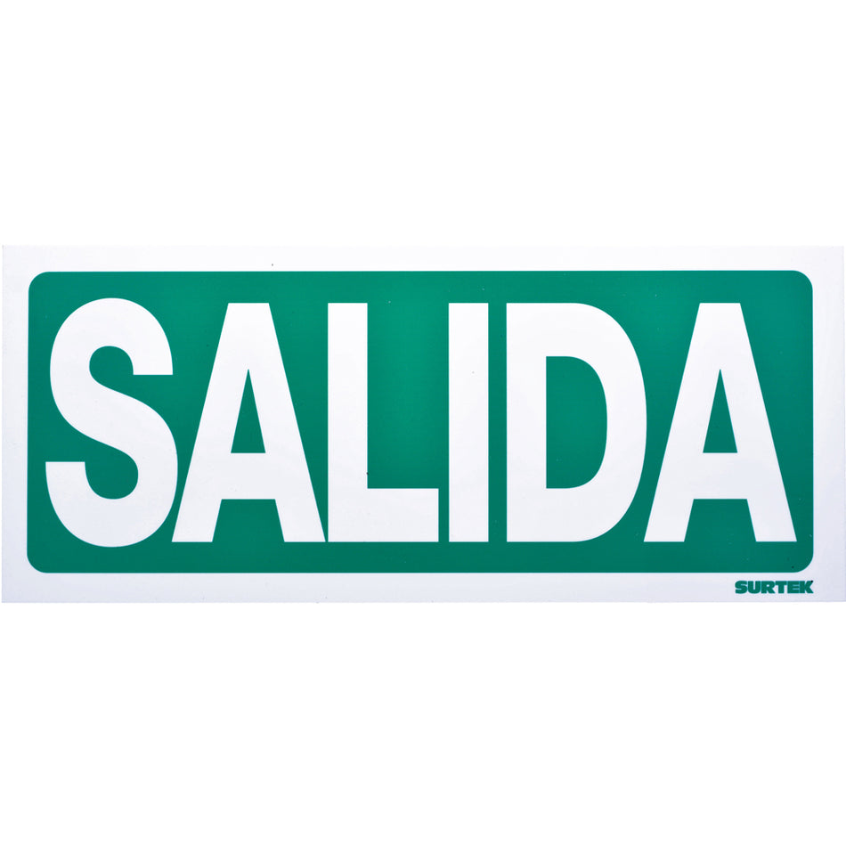 SEÑAL "SALIDA" SKU SES20