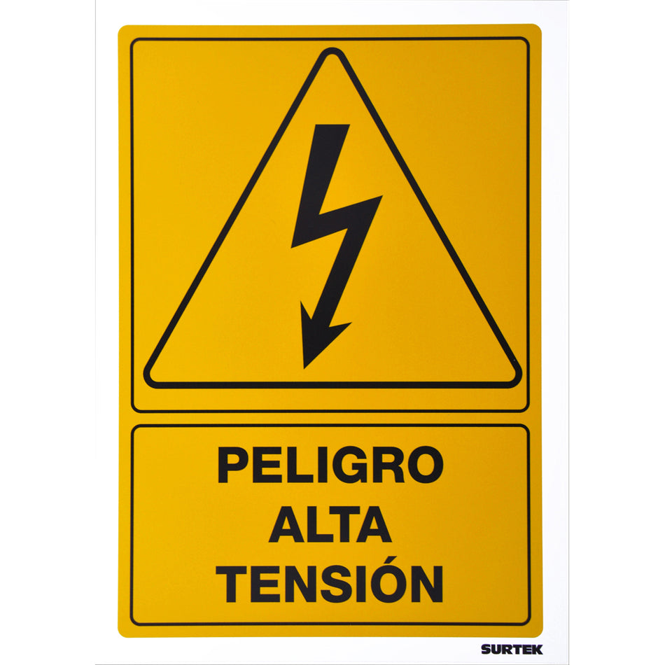 SEÑAL "PELIGRO ALTA TENSION" SKU SES270