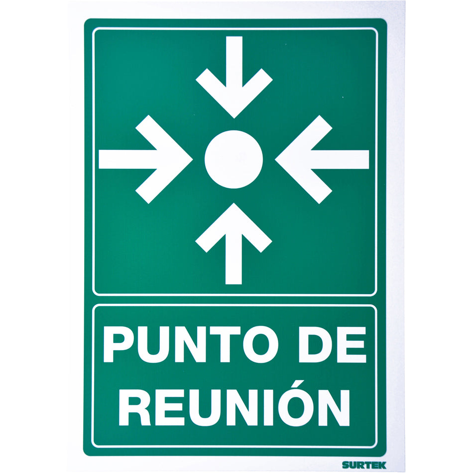 SEÑAL "PUNTO DE REUNION" SKU SES60