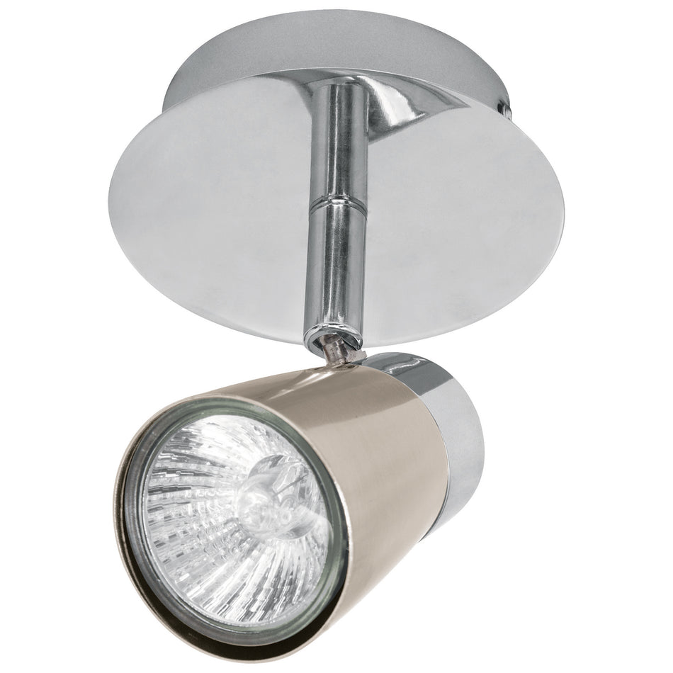 Luminario de sobreponer con 1 spot base GU10, Volteck SKU SOB-301S0