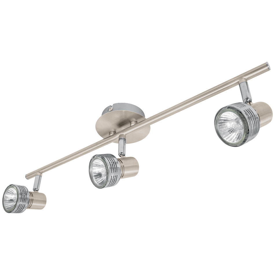 Luminario de sobreponer con 3 spots base GU10, Volteck SKU SOB-307S0