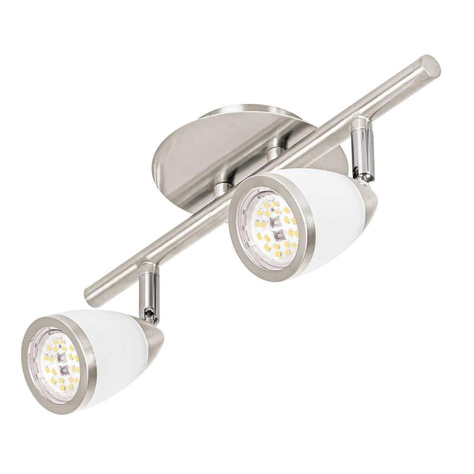 Luminario de sobreponer 2 spots base GU10, Verona, Volteck SKU SOB-312S0