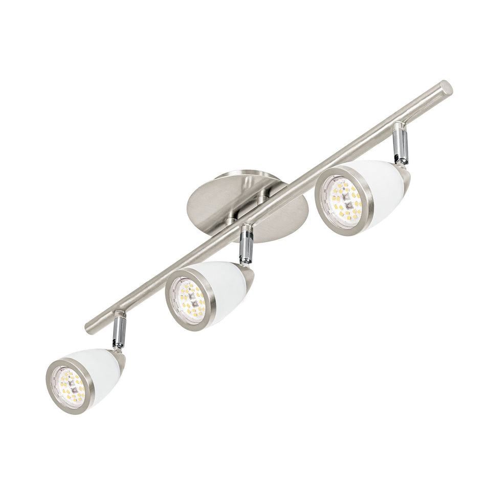 Luminario de sobreponer 3 spots base GU10, Verona, Volteck SKU SOB-313S0