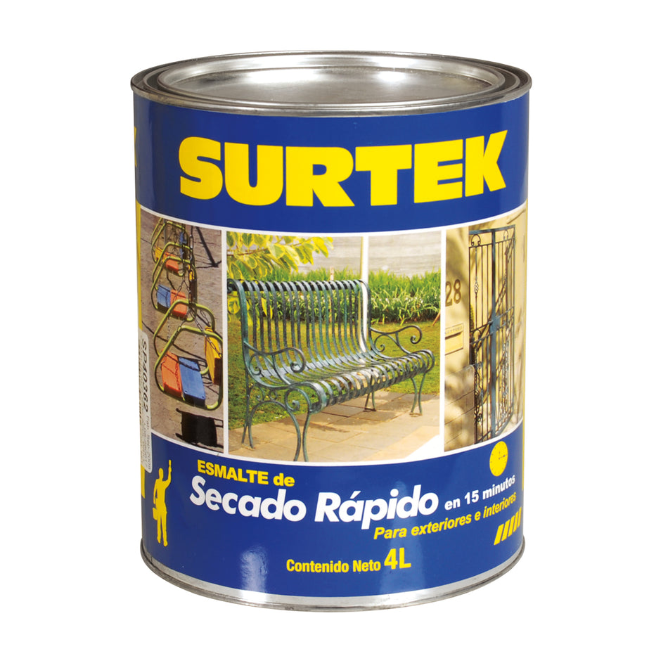 ESMALTE DE SECADO RAPIDO 1 LT COLOR BLANCO SKU SP402000