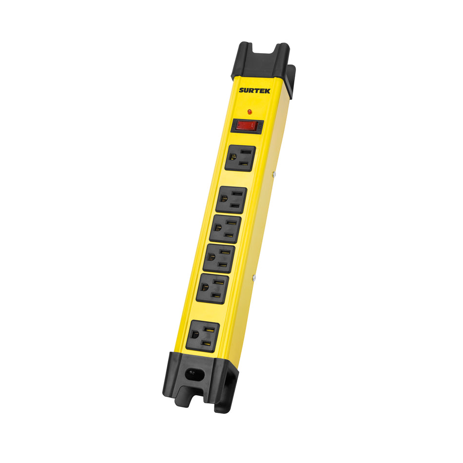 SUPRESOR DE PICOS 6 ENTRADAS CABLE 1200 J, 90 CM SKU SP60