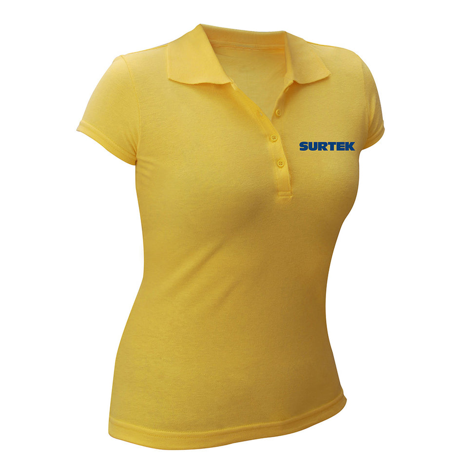 PLAYERA TIPO POLO PARA DAMA COLOR AMARILLO TALLA M