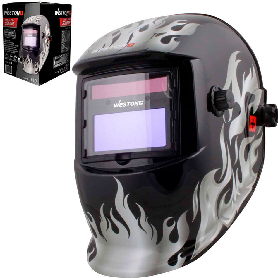 CARETA P/SOLDAR WESTON PLUS 3 FUN. 2 SENSORES TIG>= 10 AMP. SKU ST-6-500-4500