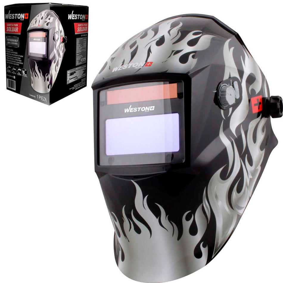 CARETA P/SOLDAR WESTON PLUS 4 FUN. 4 SENSORES TIG>= 5 AMP. SKU ST-6-500-4520