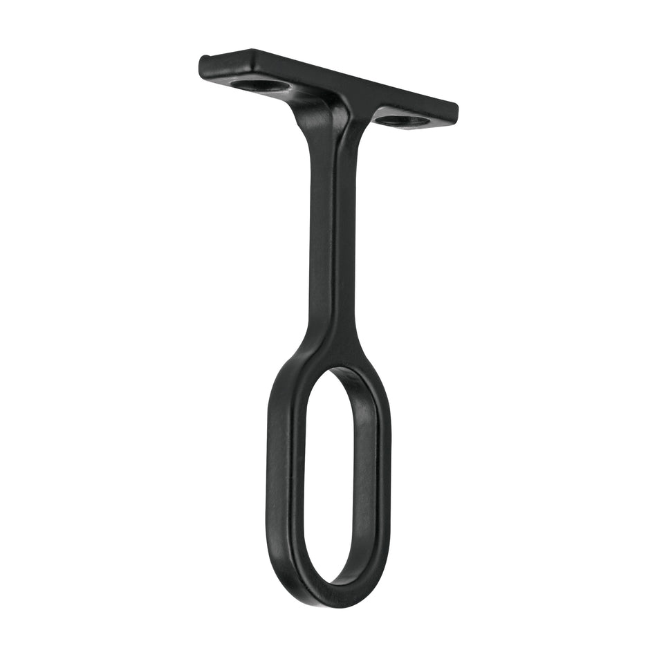 SOPORTE NEGRO PARA TUBO OVALADO DE CLOSET, HERMEX SKU STO-5N