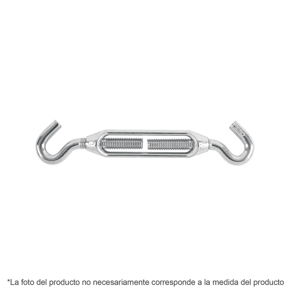 Tensor zinc 1/4' gancho-gancho, Fiero SKU TEN-1/4G