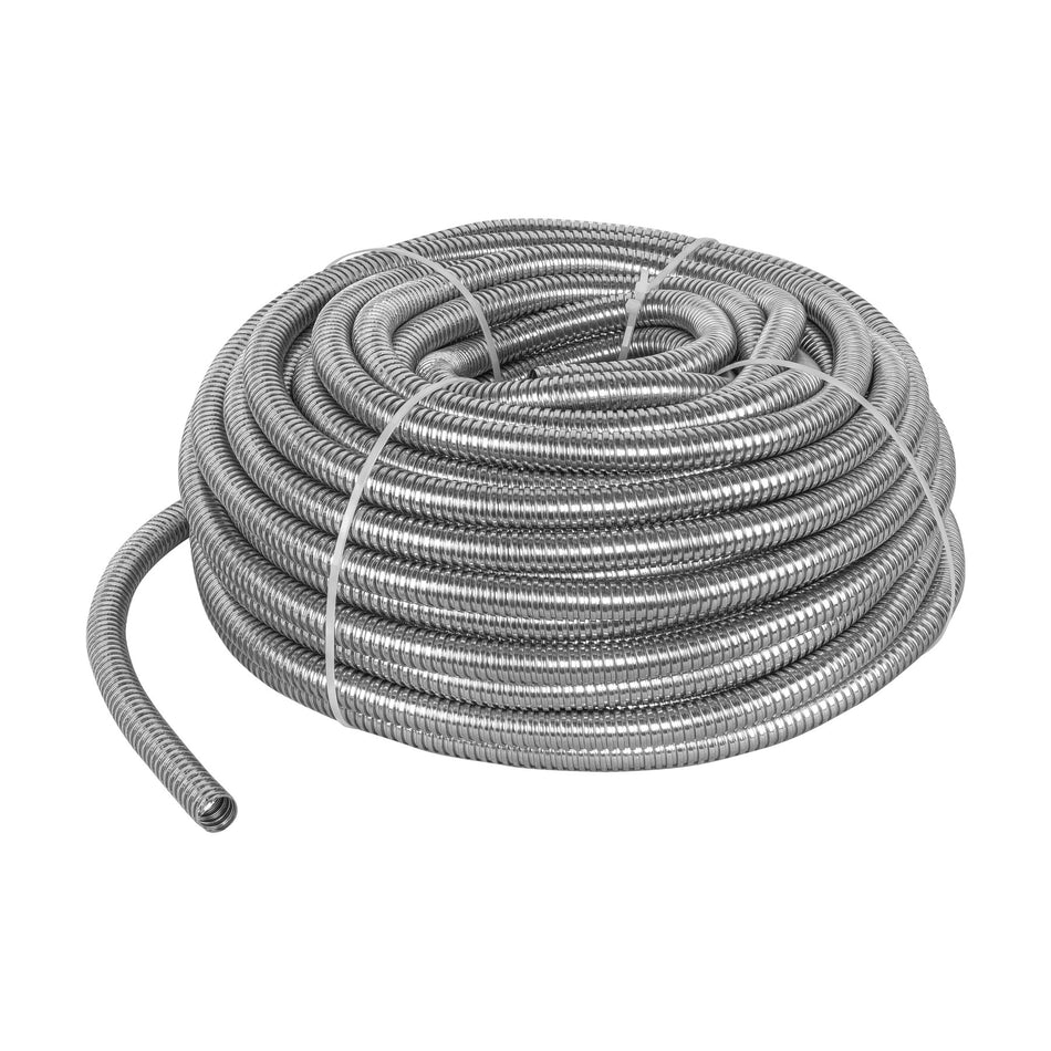 Rollo de 50 m de tubo flexible metálico de 1/2', Volteck SKU TF-1/20