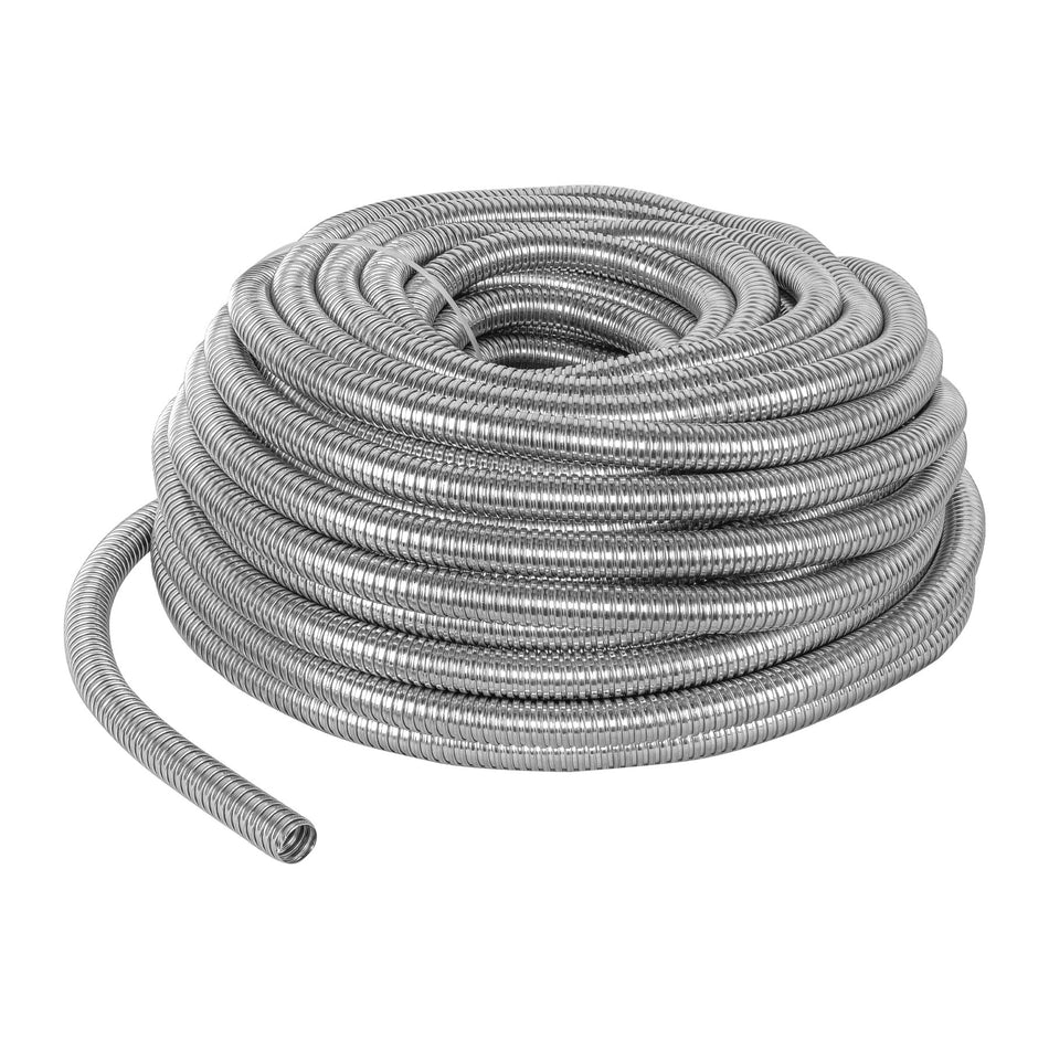 Rollo de 50 m de tubo flexible metálico de 3/4', Volteck SKU TF-3/40