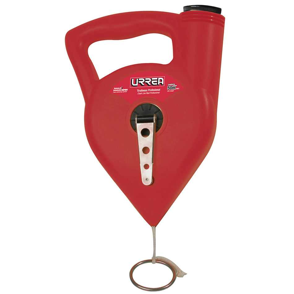 TIRALINEAS CON CUERPO DE PLASTICO 50 M SKU TL50