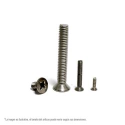 TORNILLO CAB PLANA PH INOX 304 6-32 X 1/2 SKU XTPP03013