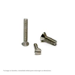 TORNILLO CAB PLANA RANURADO MET INOX A2 5 X 30 MM SKU XTPRM05030