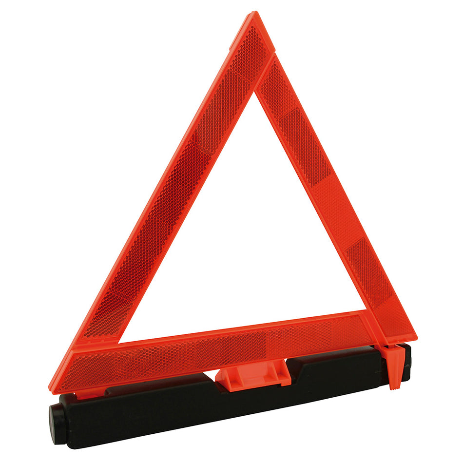 TRIANGULO REFLEJANTE DE EMERGENCIA CON BASE CON ARENA, 11-1/2" SKU TRF1010