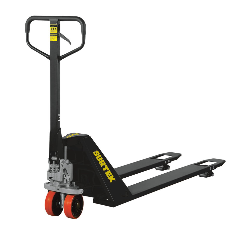 TRANSPALETA HIDRAULICA 1.5 TON EXTRA BAJA SKU TRHB150