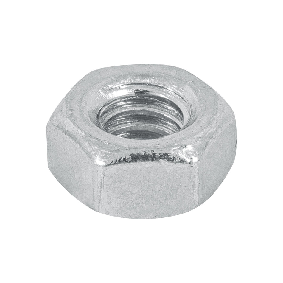 Blíster con 25 tuercas 1/4' hex de acero galvanizado, Fiero SKU TUE-1/4A