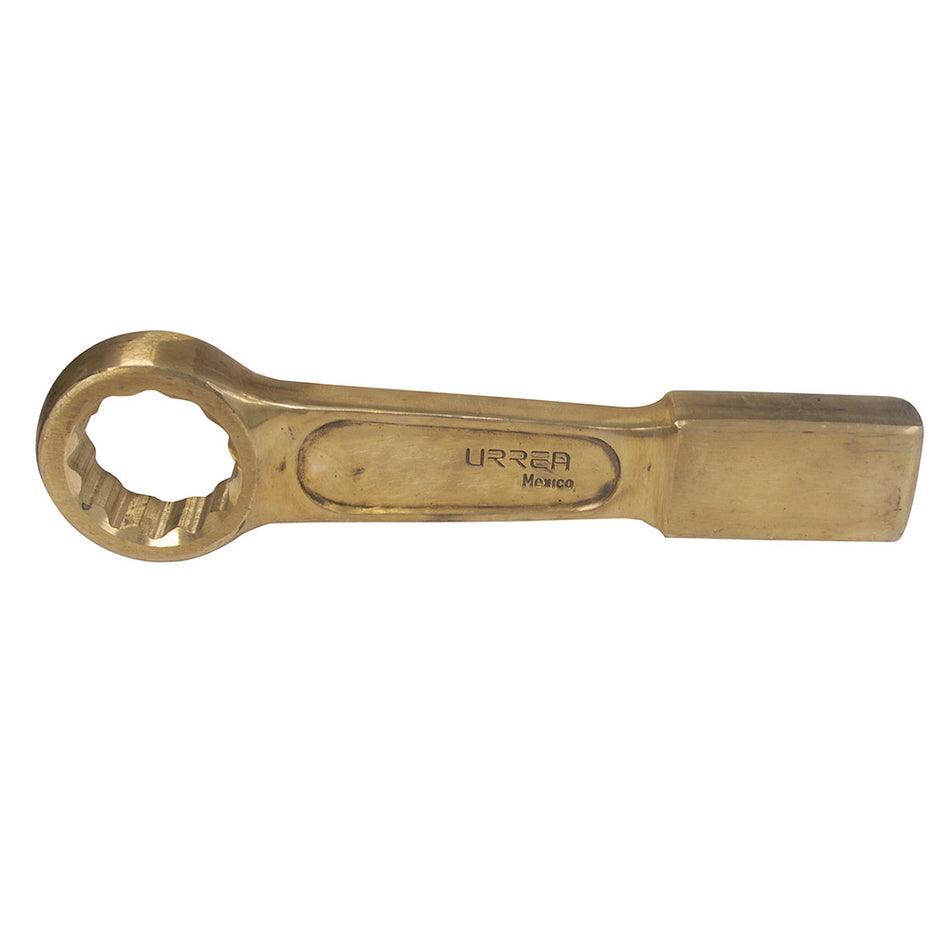 Llave de golpe plana de bronce-aluminio antichispa en pulgadas, 12 puntas, 1" SKU UH2716SW