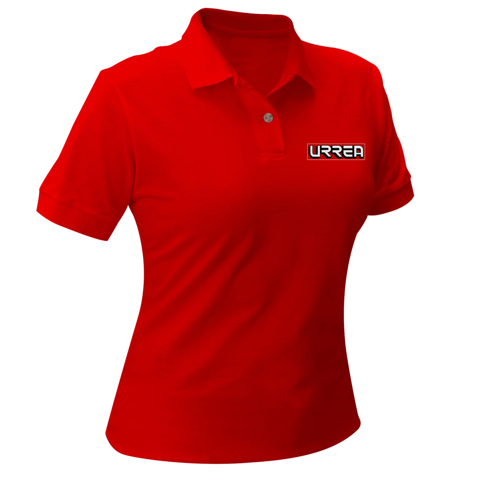 Playera tipo polo para dama color rojo talla CH SKU UPODRC