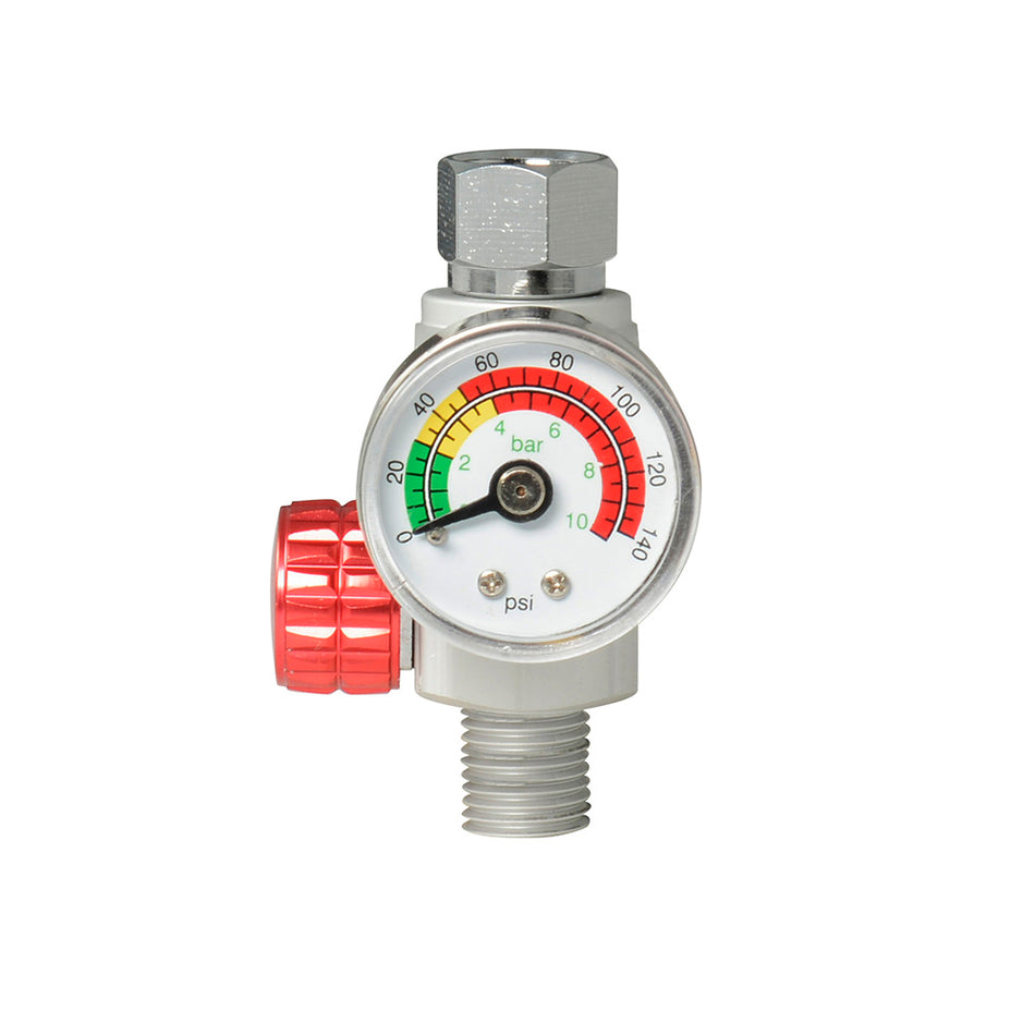 Regulador de aire con manómetro 1/4" NPT, 140 PSI SKU UPR2