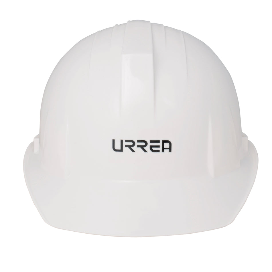 Casco de seguridad con ajuste de 4 puntos, color blanco SKU USH01W