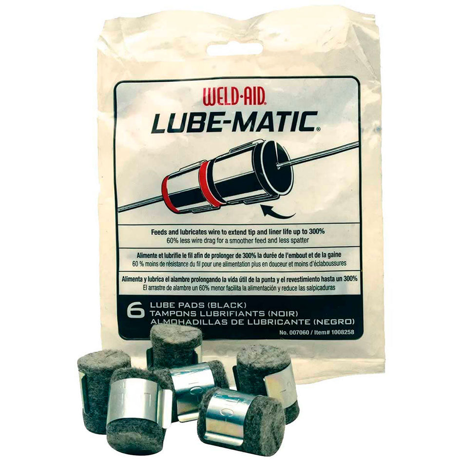 ALMOHADILLAS PARA LUBRICACION P/MICRO ALAMBRE LUBE-MATIC (BOLSA C/6 PZAS) SKU WE-70600