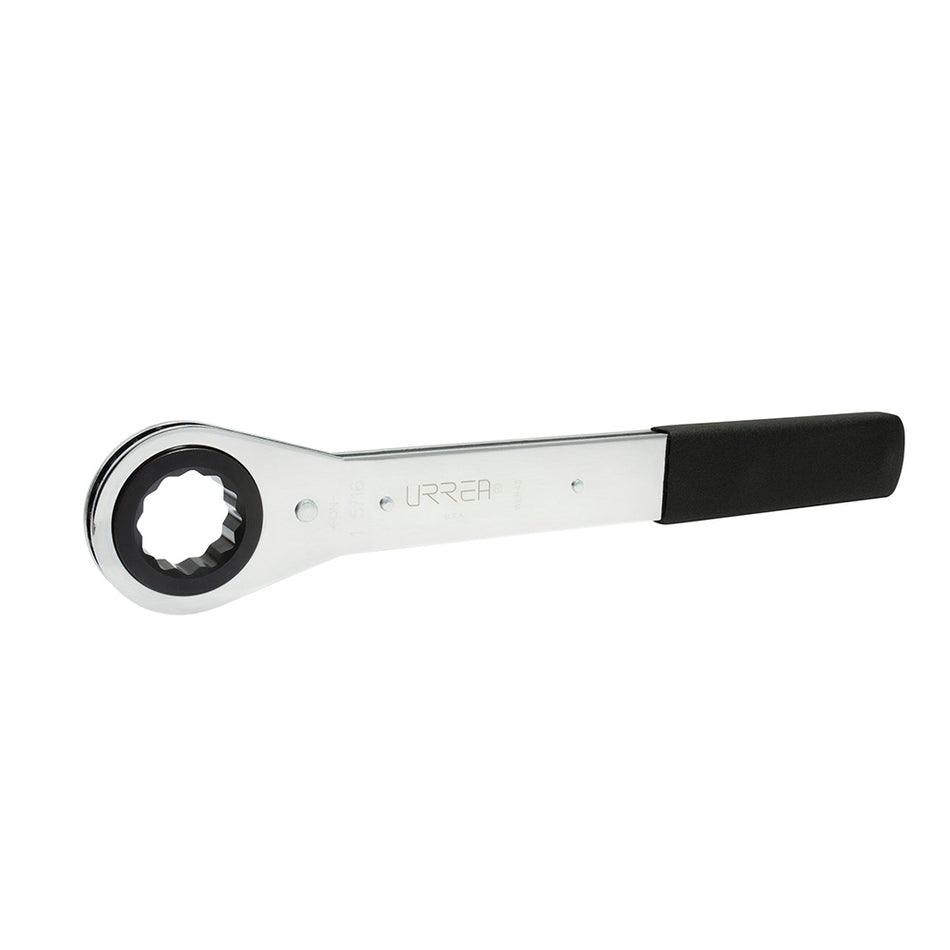 LLAVE DE ESTRIAS PULIDO ESPEJO PLANA DE MATRACA EN PULGADAS 12 PUNTAS 1 5 16 SKU WER42
