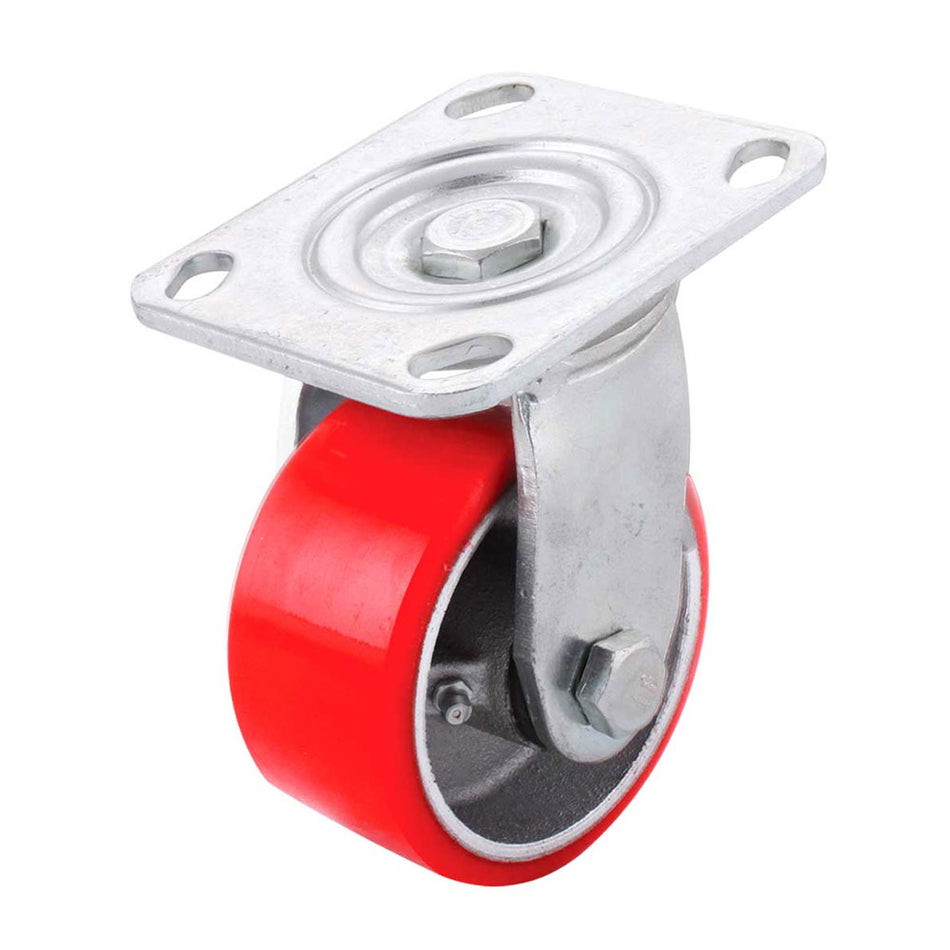 RODAJA FIERRO VACIADO C/PU GIRA. ROJA 6X2" SKU Y-1043-1520