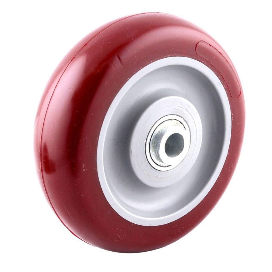 RUEDA MARRON PU 5X1-1/4" C/BALERO SKU Y-1045-1250
