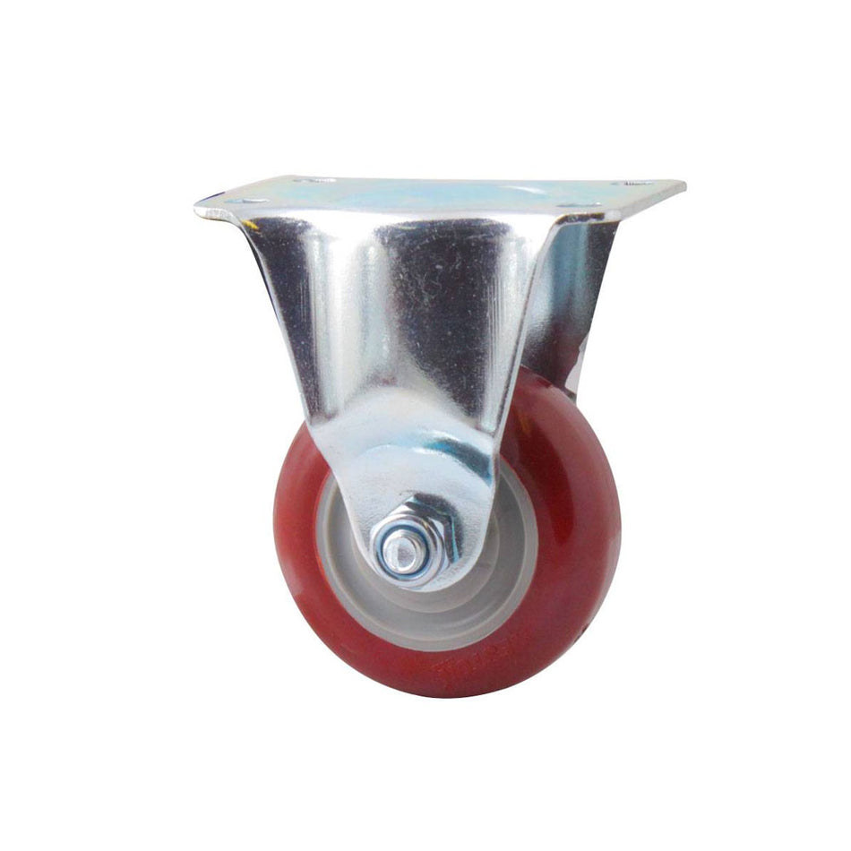 RODAJA MARRON PU FIJA 3X1-1/4" SKU Y-1049-0750