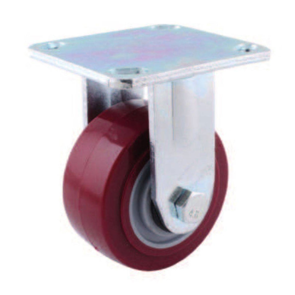 RODAJA MARRON PU FIJA 8X2" SKU Y-1067-2000