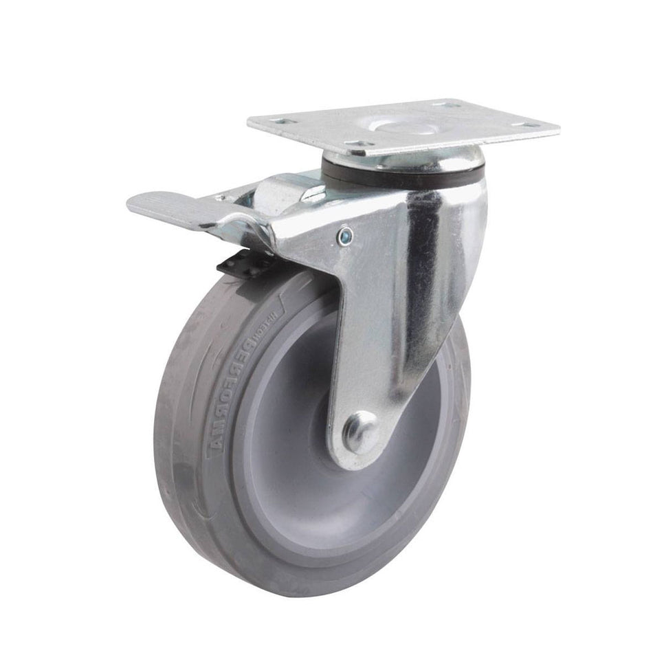 RODAJA TPR HI-PERFORMANCE GIRA. C/FRENO 5X1-1/4" SKU Y-1074-1250