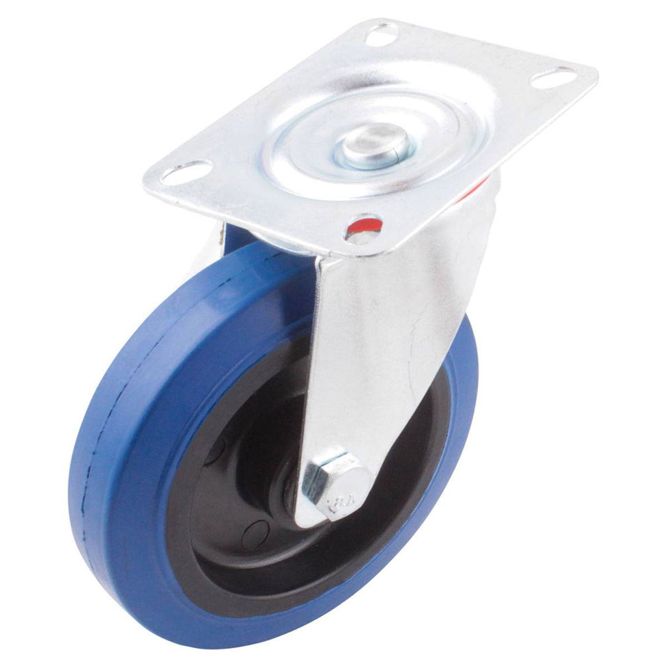RODAJA GIRA. DE GOMA AZUL 4" X 1-1/4" SKU Y-1091-1000
