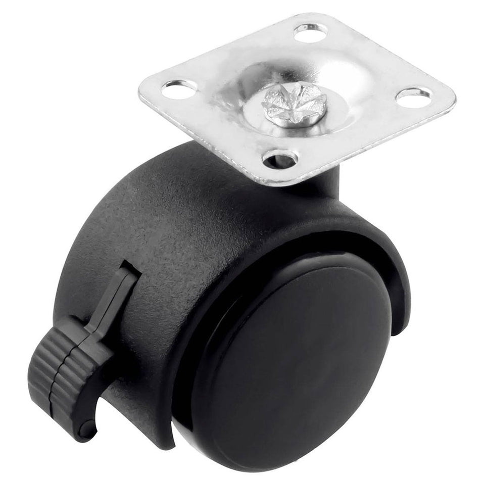 RODAJA TIPO YOYO PLACA C/FRENO 50MM X 46MM (PRECIO X PIEZA - EMPAQUE C/4 PZAS) SKU Y-2131-500
