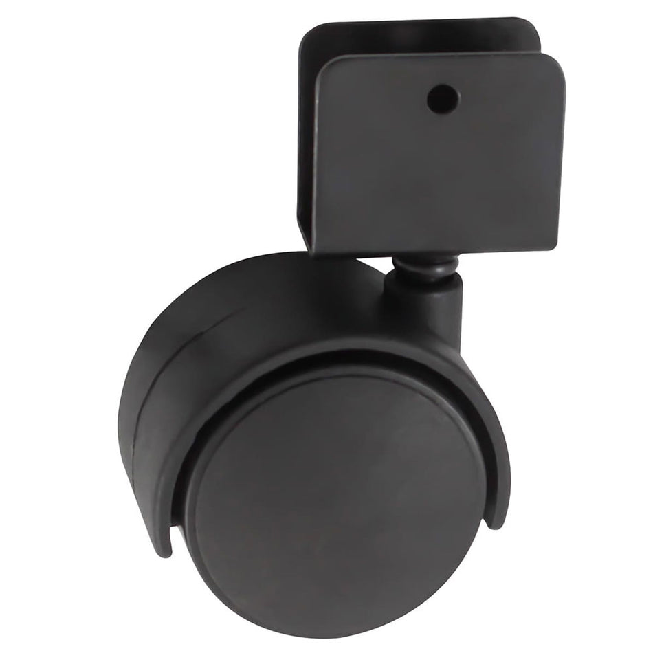RODAJA TIPO YOYO C/PLACA "U" 40X40MM (PRECIO X PIEZA - EMPAQUE C/4 PZAS) SKU Y-2135-400