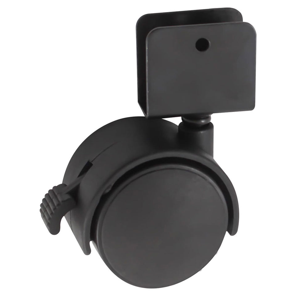 RODAJA TIPO YOYO C/PLACA "U" C/FRENO 50X46MM (PRECIO X PIEZA - EMPAQUE C/4 PZAS) SKU Y-2136-500