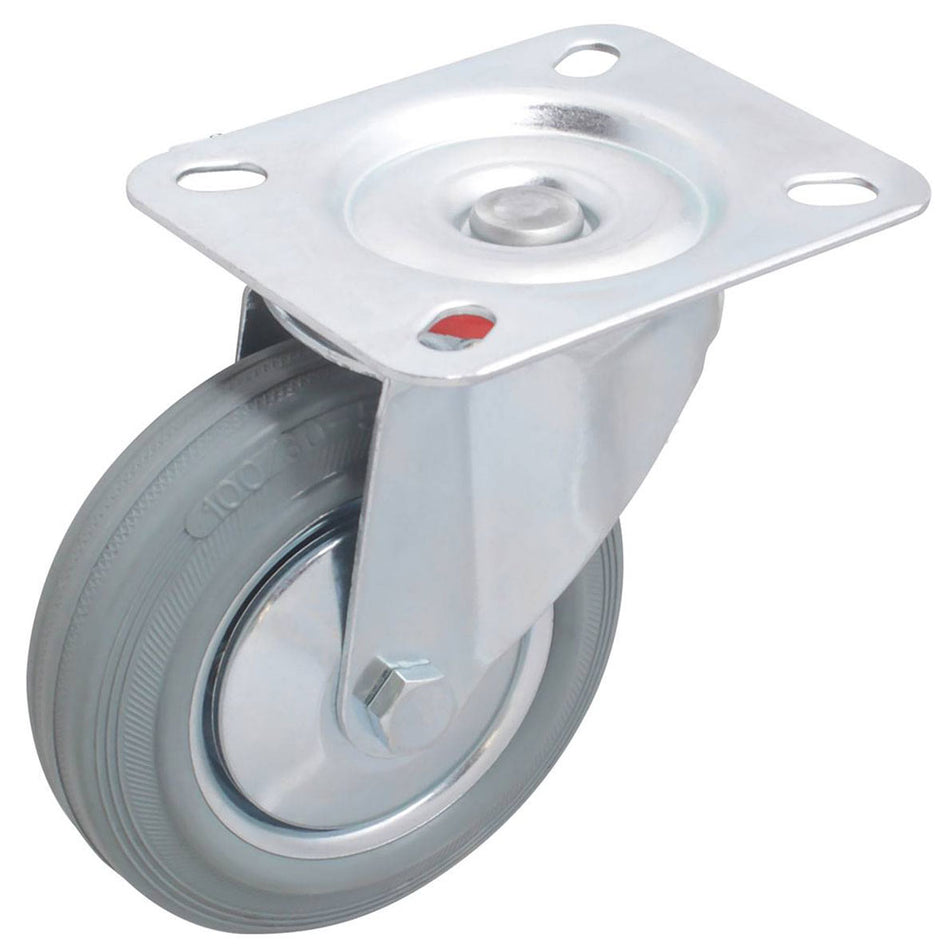 RODAJA HULE GRIS INDUSTRIAL GIRA. 100X30MM SKU Y-4021-1000